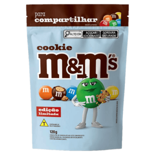 CONFEITO M&M 120G- PC COOKIES