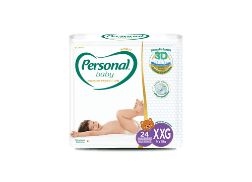 Fralda Personal Baby Premium XXG Com 24 Unidades