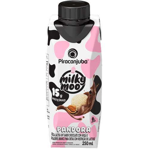 BEB LAC PIRACANJUBA MILKMOO 15G MIMOSA BRIG/ CHOC E AVELÃ 250ML