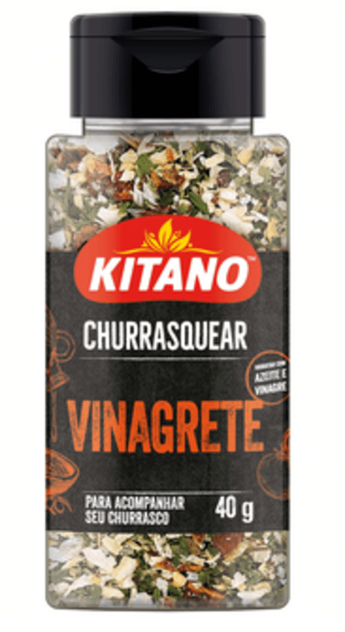 Tempero Vinagrete Kitano Churrasquear Frasco 40g
