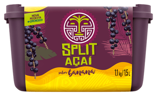 CREME AÇAÍ SPLIT TODO DIA BANANA 1,5 LT
