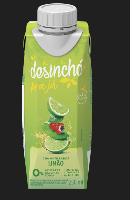 CHA VERDE DESINCHA 250ML- MATE LIMÃO