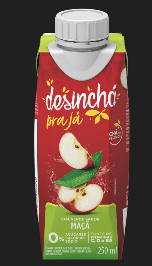 CHA VERDE DESINCHA 250ML- MAÇÃ