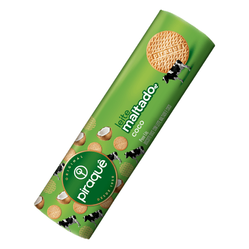Biscoito Doce com Leite Maltado e Coco Piraquê Pacote 132g