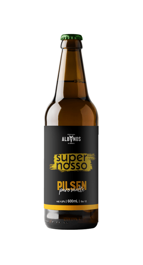 Cerveja Albanos Supernosso 600ml-Gf Pilsen