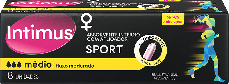 Absorvente-Interno-com-Aplicador-Intimus-Sport-Medio-Caixa-8-Unidades