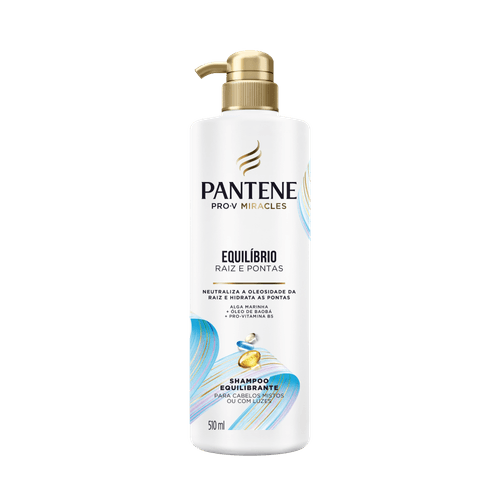 Shampoo Pantene Pro-V Miracles Equilíbrio Raiz e Pontas Frasco 510ml