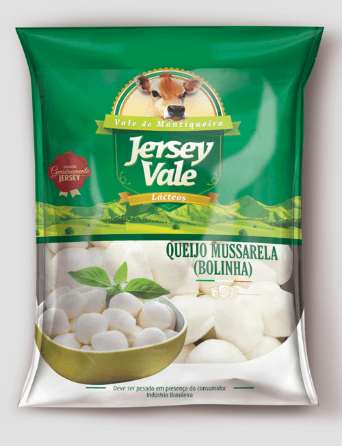 Quejo Mussarela Bolinha Jersey Vale 1Kg