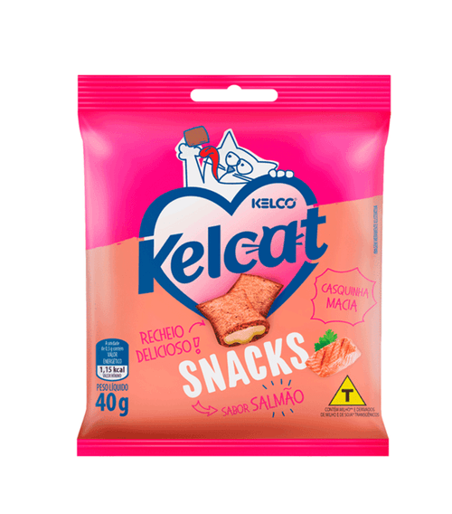 KELCAT SNACK SALMAO 40G