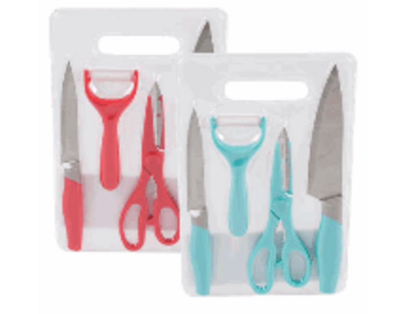 CONJUNTO-5-PCS-TABUA-FACAS-TESOURA-CORTADOR-IMPORT