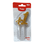 VELA-REGINA-PICK-MAIS-UM---1-DOURADA-01-UNIDADE