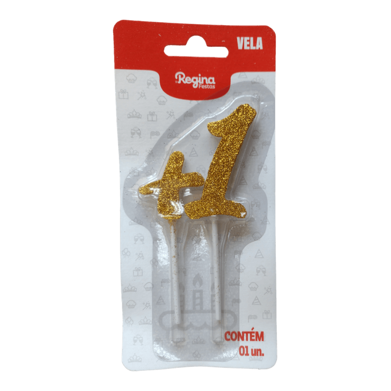VELA-REGINA-PICK-MAIS-UM---1-DOURADA-01-UNIDADE