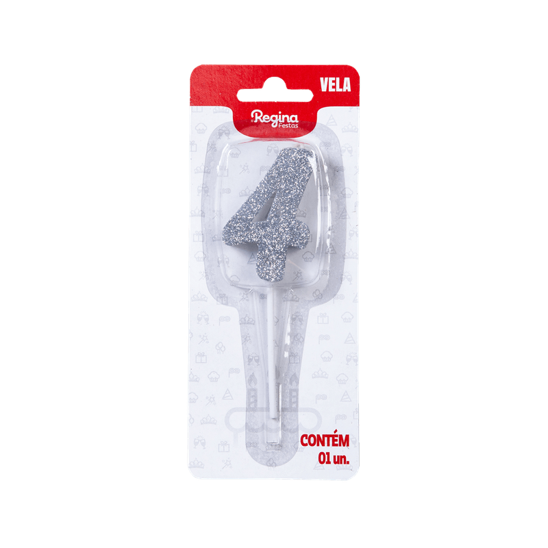 VELA-REGINA-1UN--PICK-GLITTER-PRATA-NUMERO-4