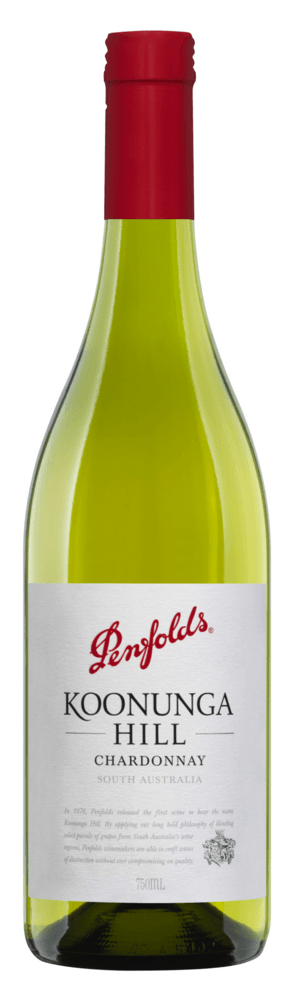 VINHO AUSTRALIANO PENFOLDS KOONUNGA HILL CHARDONNAY BRANCO SAFRA 2018 GARRAFA