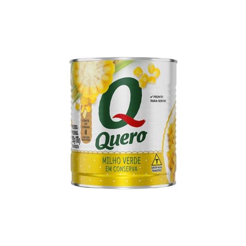 Milho Verde em Conserva Quero Lata Peso Líquido 280g Peso Drenado 170g