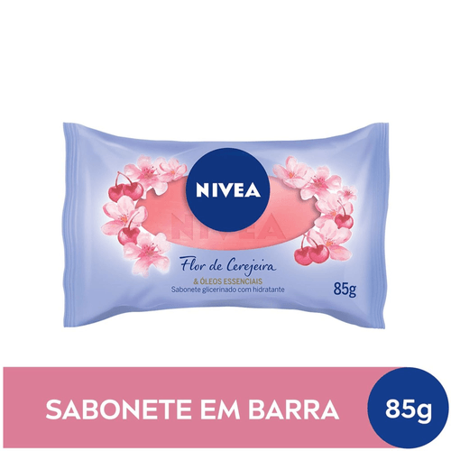 NIVEA Sabonete em Barra Flor de Cerejeira & Óleos Essenciais 85g