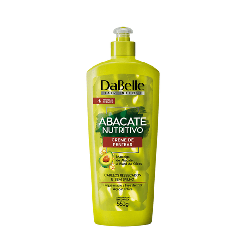 Creme de Pentear para Cabelo Ressecado Dabelle Abacate Nutritivo 270g