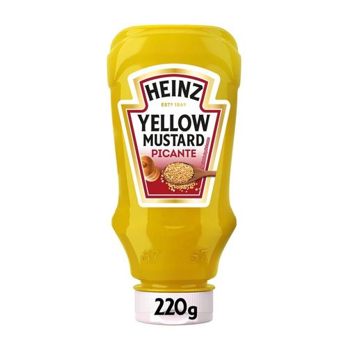 Mostarda Squeeze Amarela Picante Heinz 220g