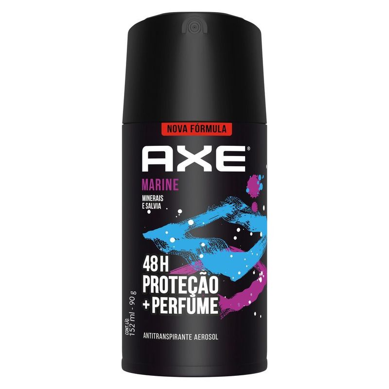 Antitranspirante-Aerossol-Marine-Minerais-e-Salvia-48h-Protecao-Axe-152ml-Spray