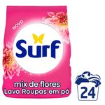 Lava-Roupas-em-Po-5-em-1-Rosas-e-Flor-de-Lis-Surf-Pacote-16kg
