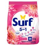 Lava-Roupas-em-Po-5-em-1-Rosas-e-Flor-de-Lis-Surf-Pacote-16kg