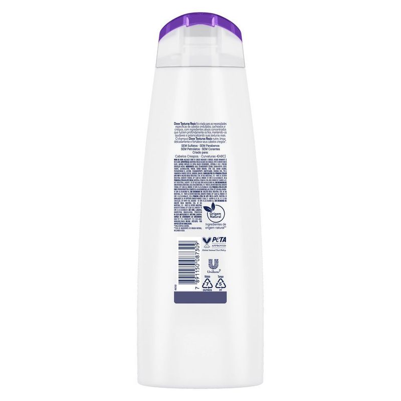 Shampoo-com-Oleo-de-Jojoba-Dove-Liberdade-dos-Cabelos-Texturas-Reais-Crespos-Frasco-355ml