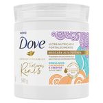 Mascara-de-Tratamento-com-Azeite-de-Oliva-Alta-Potencia-Dove-Liberdade-dos-Cabelos-Texturas-Reais-Ondulados-Cacheados-e-Crespos-Pote-500g
