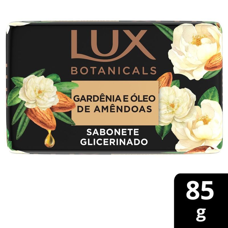 Sabonete-Barra-de-Glicerina-Gardenia-e-Oleo-de-Amendoas-Lux-Botanicals-Envoltorio-85g