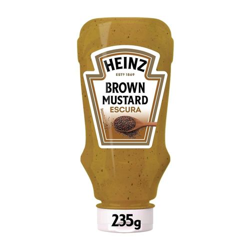 Molho de Mostarda Escura Heinz Squeeze 235g