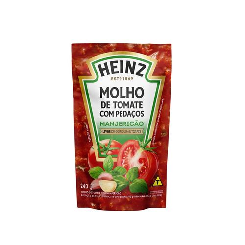 Molho de Tomate Heinz Manjericão sachê 240g