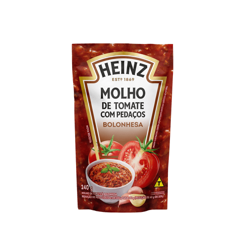 MOLHO TOMATE HEINZ BOLONHESA  240G
