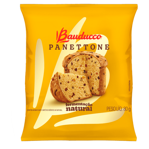 PANETTONE MINI BAUDUCCO FLOWPACK 80G