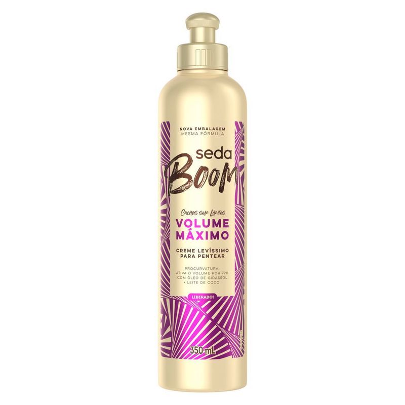 Creme-para-Pentear-Leve-Seda-Pro-Curvatura-Boom-Volume-Maximo-Frasco-350ml