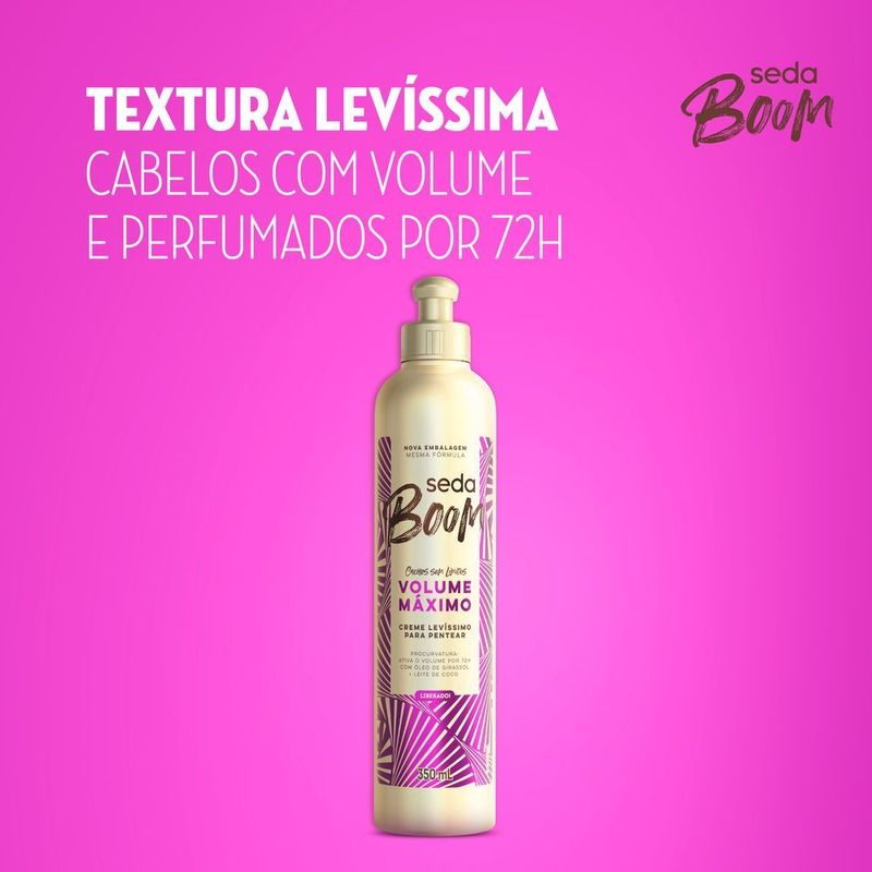 Creme-para-Pentear-Leve-Seda-Pro-Curvatura-Boom-Volume-Maximo-Frasco-350ml