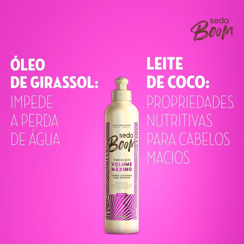Creme-para-Pentear-Leve-Seda-Pro-Curvatura-Boom-Volume-Maximo-Frasco-350ml