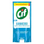 Limpador-de-Uso-Geral-Banheiro-sem-Cloro-Cif-Sache-450ml-Refil-Economico