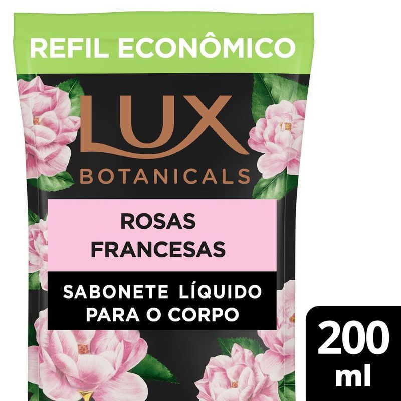 Sabonete-Liquido-Rosas-Francesas-Lux-Botanicals-Sache-200ml-Refil