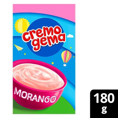 Mistura à Base de Amido de Milho para o Preparo de Mingau Morango Maizena Cremogema Caixa 180g