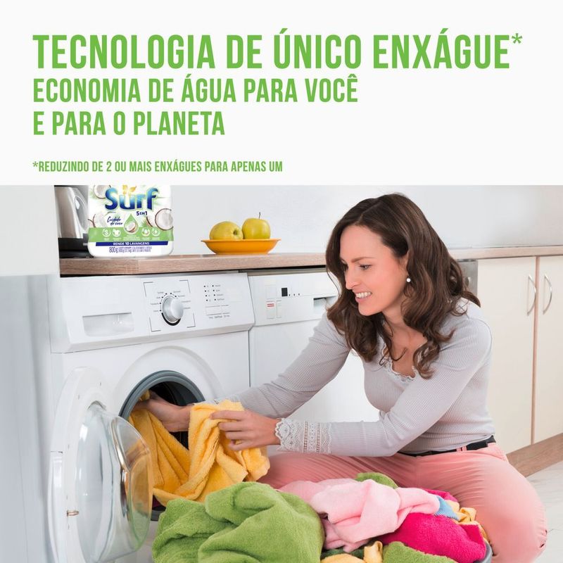 Lava-Roupas-em-Po-Cuidado-do-Coco-Oleos-Essenciais-5-em-1-Surf-Pacote-800g