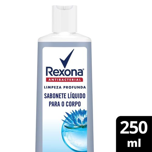 Sabonete Líquido Antibacterial Rexona Limpeza Profunda Frasco 250ml