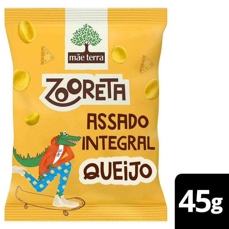 Salgadinho-de-Milho-e-Arroz-76--Integral-Organico-Queijo-Parmesao-Mae-Terra-Zooreta-Pacote-45g