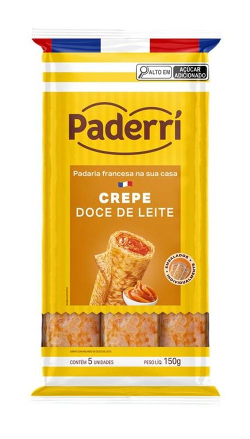 Crepe Doce de Leite Paderrí com 6 Unidades 192g
