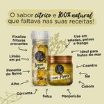 Tempero-Lemon-Pepper-Mistura-de-Sal-e-Especiarias-a-Base-de-Limao-com-Moedor-BR-Spices-Craft-Spices-Vidro-70g