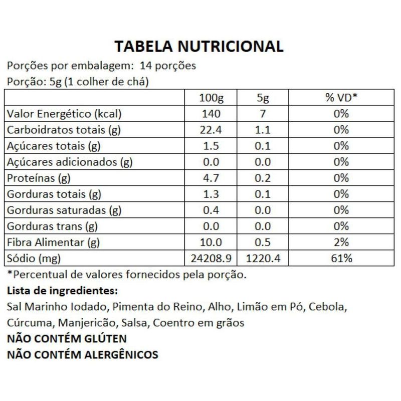 Tempero-Lemon-Pepper-Mistura-de-Sal-e-Especiarias-a-Base-de-Limao-com-Moedor-BR-Spices-Craft-Spices-Vidro-70g