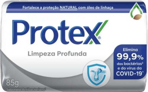 Sabonete em Barra Antibacteriano Protex Limpeza Profunda Envoltório 85g