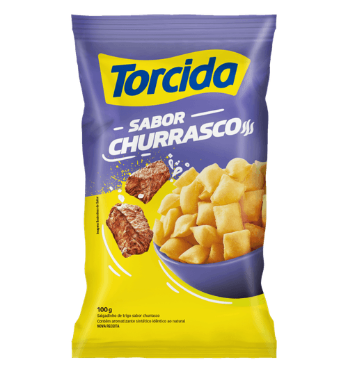 Salgadinho Churrasco Torcida 100G