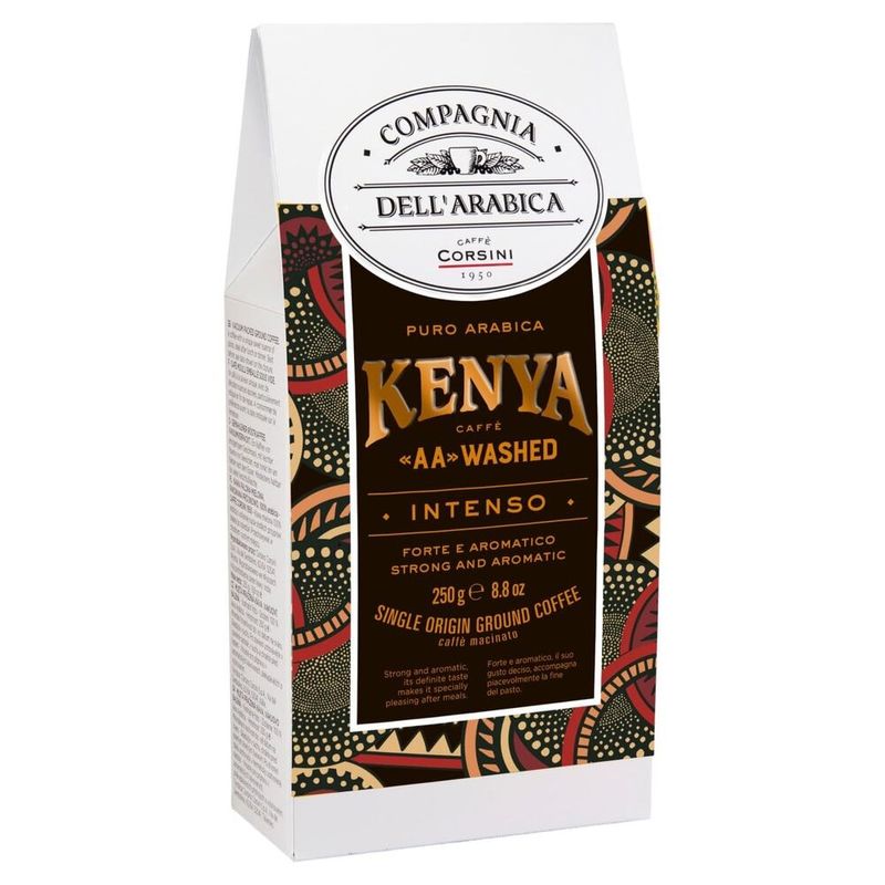 Cafe-Torrado-e-Moido-Intenso-Quenia-100--Arabica-Compagnia-Dell-Arabica-Caixa-250g