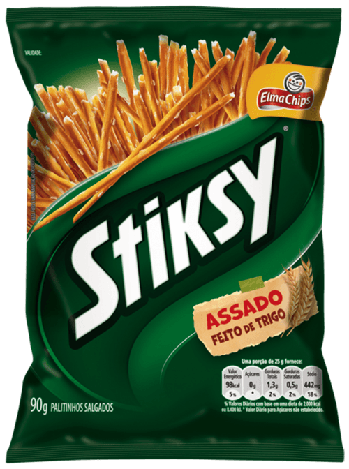 Palitos Stiksy Elma Chips Pacote 90 g