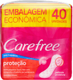 Protetor-Diario-sem-Abas-Carefree-Protecao-Pacote-40-Unidades-Leve-Mais-Pague-Menos