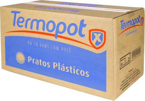 Prato Desc Termopot 18cm 10un-Pc